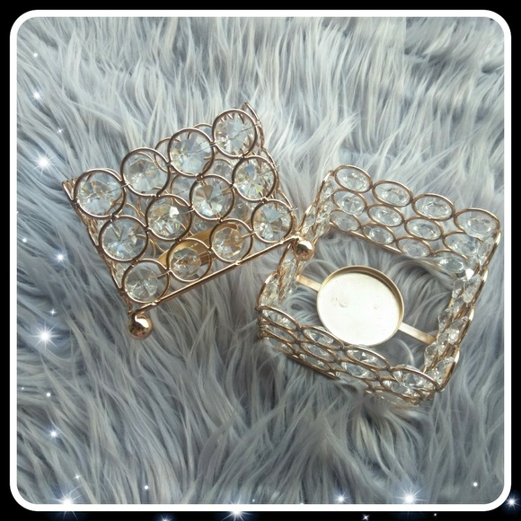 Other - Beautiful square tea-light candle holders